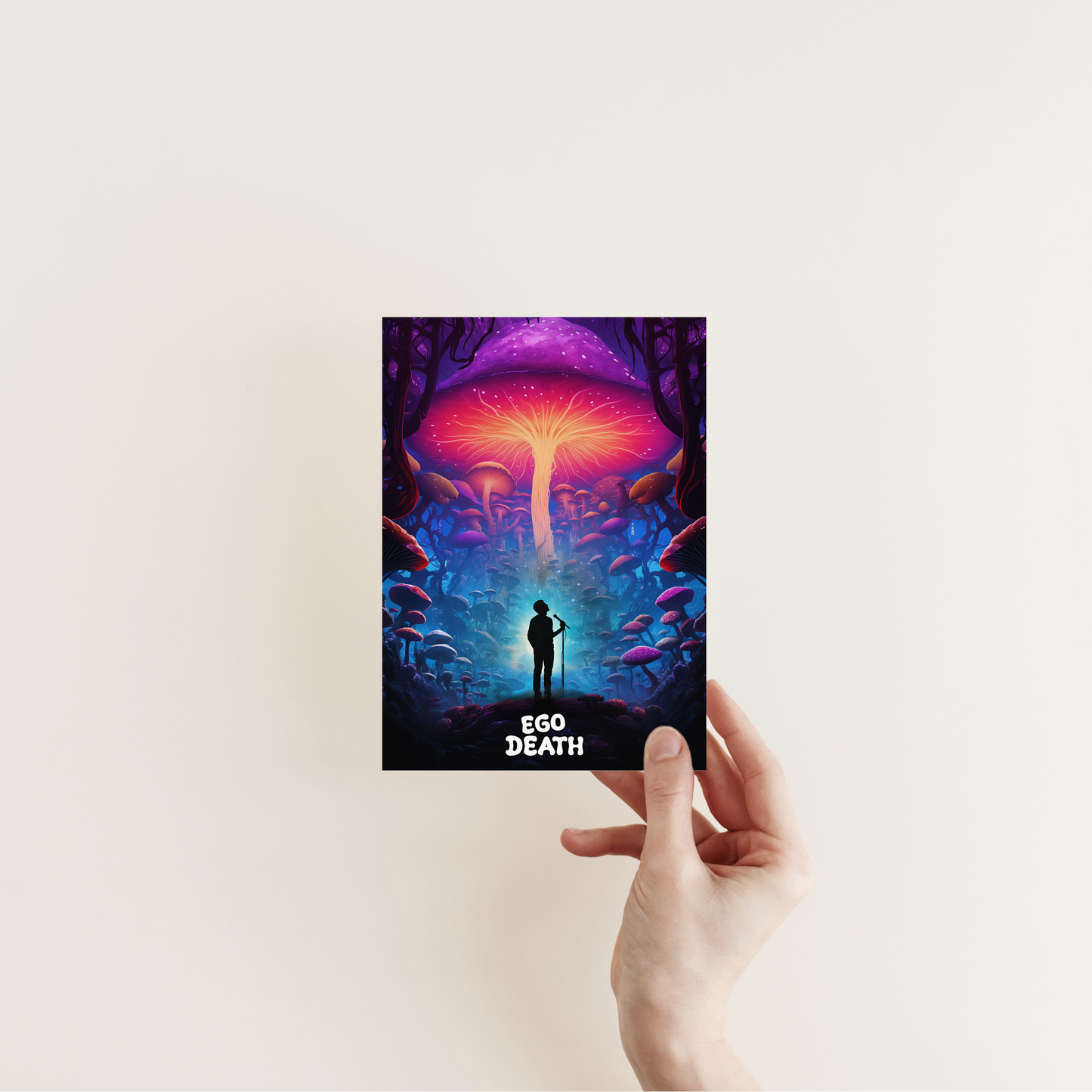 Ego Death Mushroom Forest Art Print